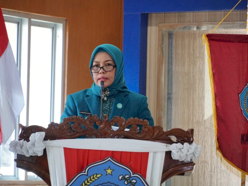 Ketua TP PKK Bulukumba, Andi Herfida Muchtar. @Jejakfakta/dok. humas Pemkab Bulukumba