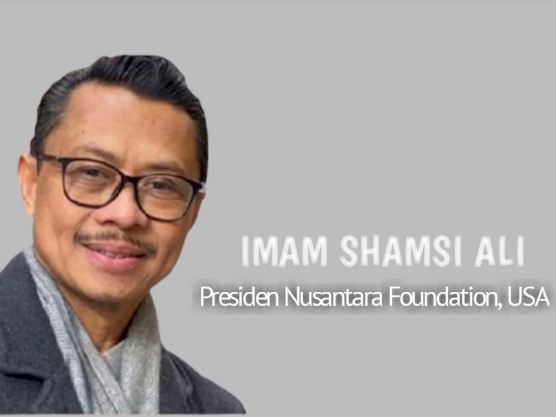 Imam Besar di New York, Shamsi Ali Al-Kajangi.