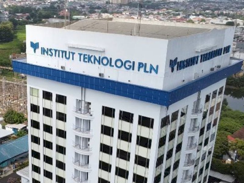 Salah satu kampus Aperti BUMN, Institut Teknologi PLN (ITPLN) yang dikelola Yayasan Pendidikan dan Kesejahteraan PLN. di Cengkareng, Jakarta Barat. 