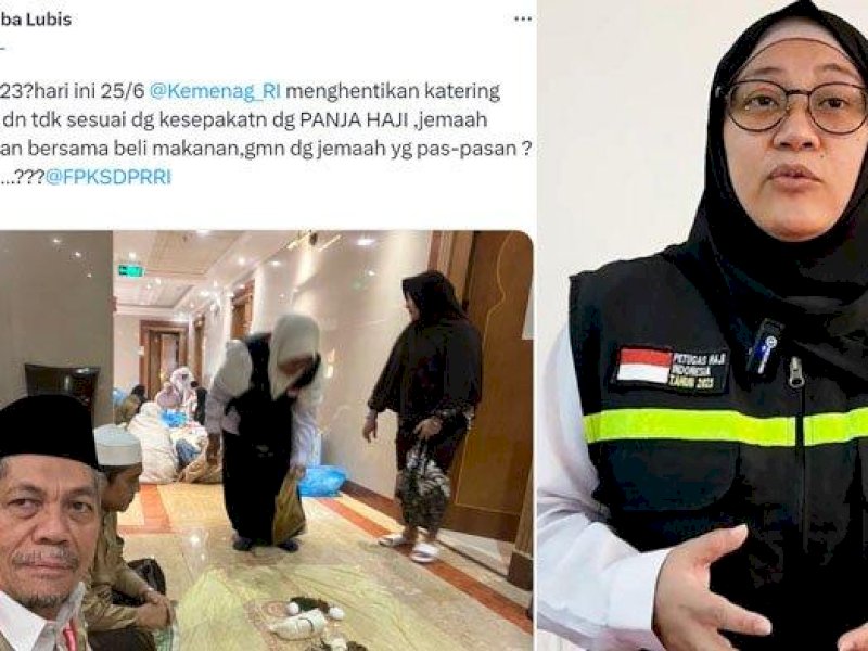 Jubir Kementerian Agama (Kemenag) Anna Hasbie menanggapi cuitan anggota Fraksi Partai Keadilan Sejahtera (PKS) DPR RI, Iskan Qolba Lubis, Minggu (25/6/2023).  Kolase Twitter Iskan Qolba Lubis/Tribun Jatim Network/Galih Lintartika