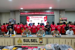 Polda Sulsel Ungkap 178 Kasus Kejahatan Selama 20 Hari