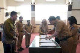 Dukung Penerapan Satu Data Indonesia Provinsi Sulsel, 15 OPD Tandatangani Komitmen Bersama