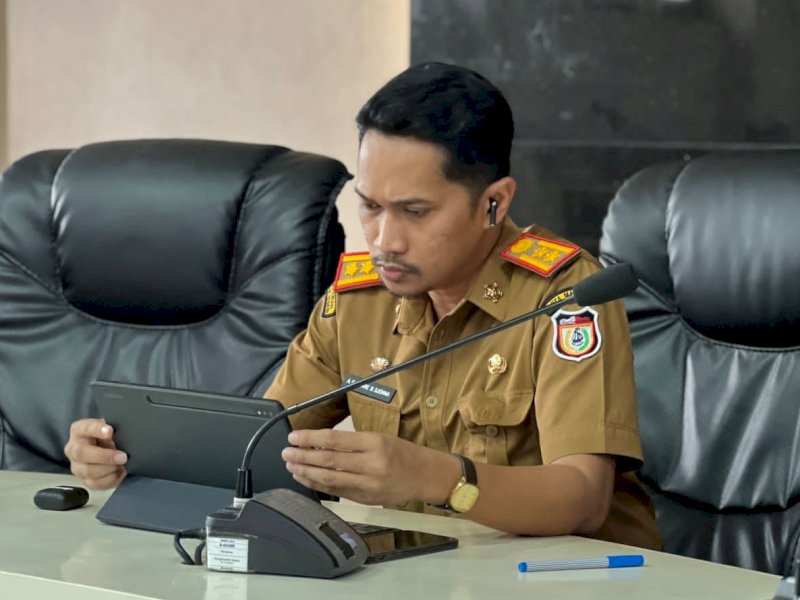 Kepala Dinas Pemuda dan Olahraga Kota Makassar, Andi Pattiware yang memimpin Rapat Koordinasi Kegiatan Youth City Changers 2023, Selasa (27/06/2023). @Jejakfakta/dok. Humas Pemkot Makassar