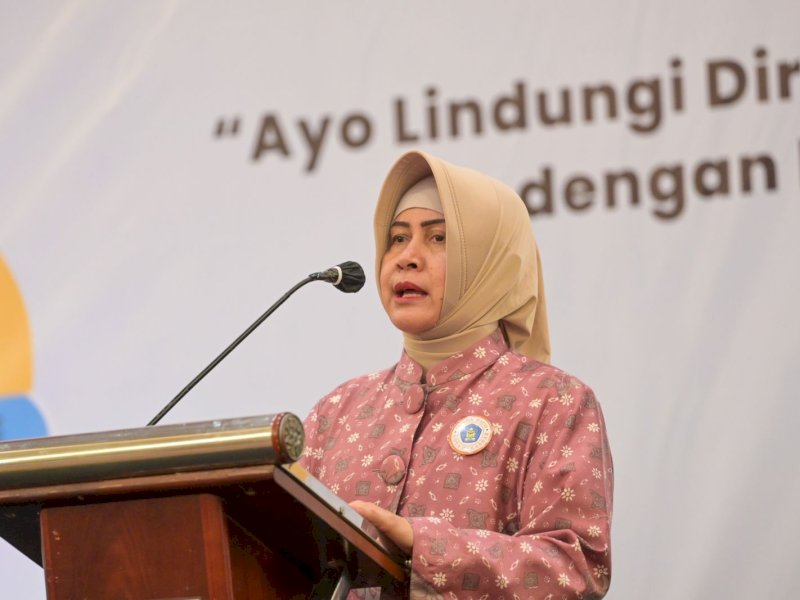 Ketua Dewan Kerajinan Nasional Daerah (Dekranasda) Kota Makassar Indira Yusuf Ismail. @Jejakfakta/dok. Humas Pemkot Makassar