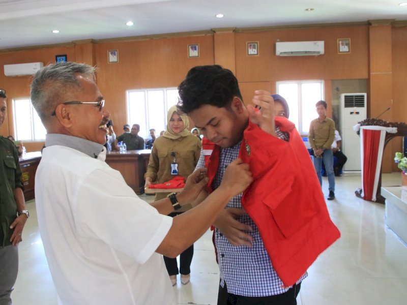 SekdaBulukumba, Muhammad Ali Saleng, menerima sebanyak 338 mahasiswa Universitas Hasanuddin (Unhas) Makassar, yang akan melakukan pelaksanaan KKN di daerahnya, Rabu (5/07/2023). @Jejakfakta/humas Pemkab Bulukumba