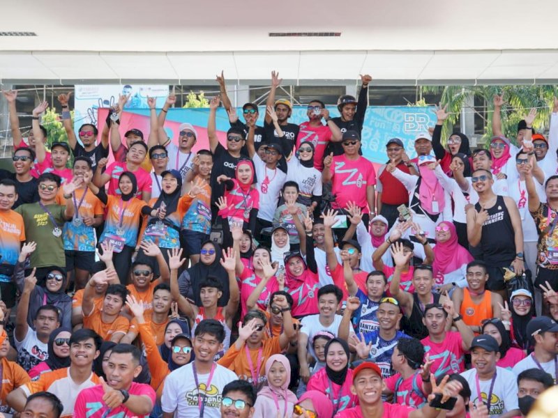 Komunitas Bulukumba Runners gelar Bulukumba Run 2023 dengan panjang rute 10 kilometer dalam rangka hari ulang tahunnya yang ke 5 tahun. @Jejakfakta/dok. Humas Pemkab Bulukumba 