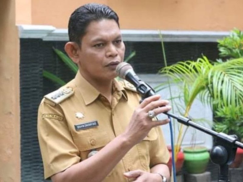 Ibrahim Chaidar Said, Camat Ujung Tanah. @Jejakfakta/foto: istimewa
