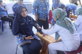 ASN Pangkep Jalani Pemeriksaan Kesehatan, Syahban: Pencegahan Dini