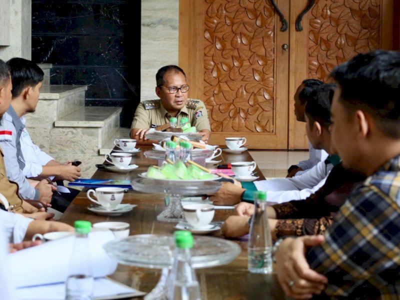 Wali Kota Makassar Moh Ramdhan Pomanto usai menerima audiensi pihak Baznas Kota Makassar, di kediaman pribadinya Amirullah, Selasa (18/07/2023). @Jejakfakta/dok. Humas Pemkot Makassar