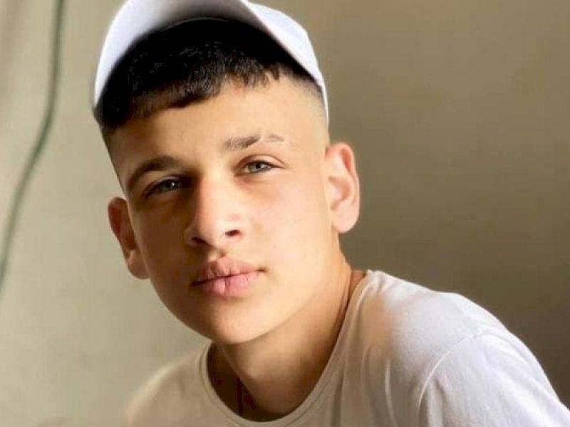 Remaja pejuang Palestina, Mohammed Fouad Atta Al Bayyed (17) yang tewas akibat ditembak oleh pasukan Israel di desa Umm Safa, Palestina, Jumat (21/7/2023). [Foto: Wafa]