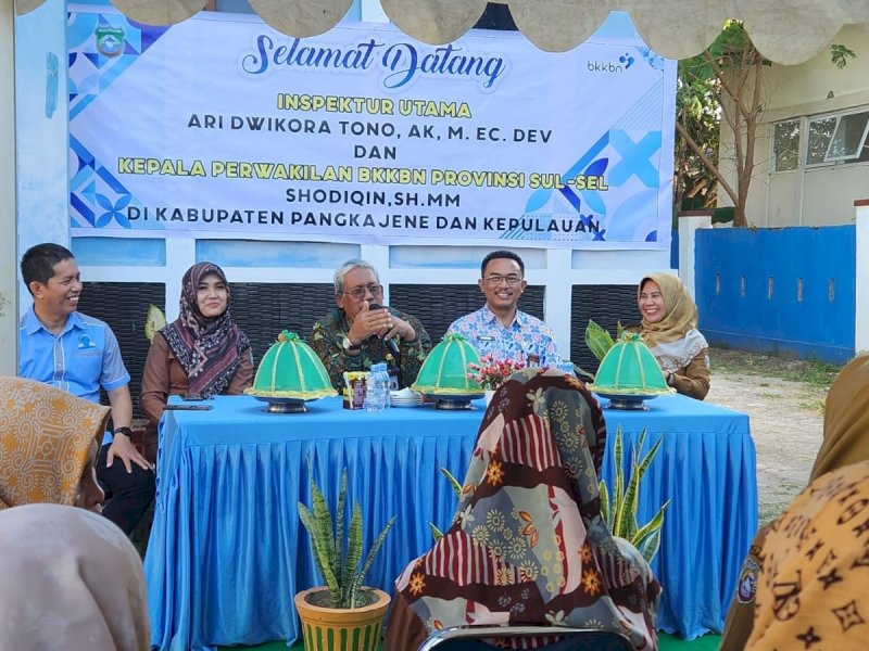 Inspektur Utama Badan Kependudukan Keluarga Berencana Nasional (BKKBN) Republik Indonesia, Ari Dwikora berkunjung ke Pangkep, Rabu (25/7/23). @Jejakfakta/dok. Humas Pemkab Pangkep