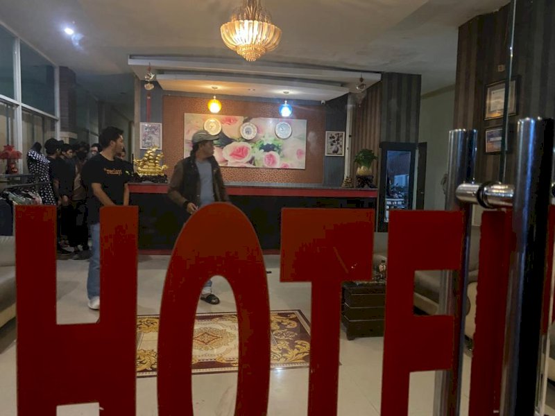 TKP Penikaman pemuda di Makassar. @Jejakfakta/dok. Caritau.com