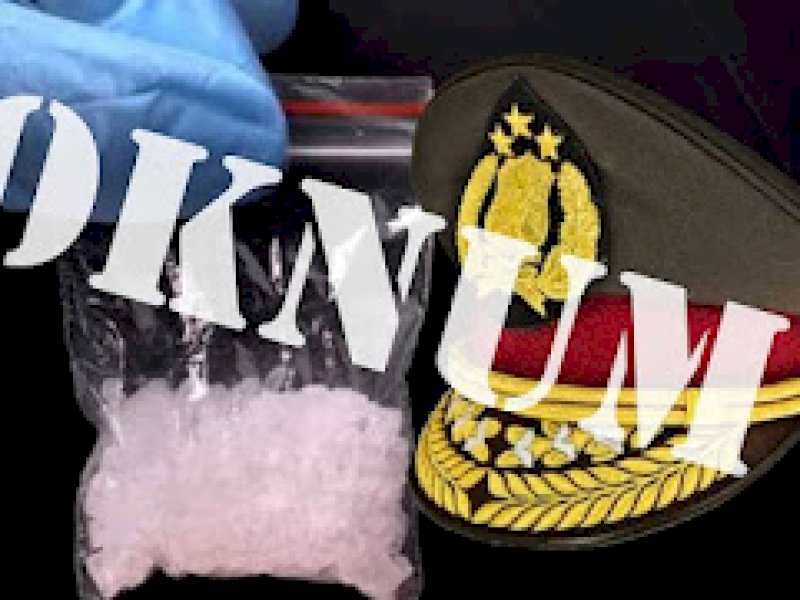 Ilustrasi oknum polisi terlibat kasus peredaran narkoba di Makassar. @Jejakfakta/dok. Net