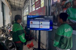Pelindo Laksanakan Edukasi Safety Riding dan Sercice Ojol di Makassar