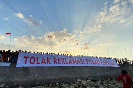 78 Tahun Indonesia Merdeka, Warga Pulau Lae-lae Suarakan Kemerdekaan Terbebas dari Reklamasi