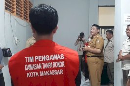 Tim Pengawas KTR Makassar Temukan Banyak Puntung Rokok Betebaran di Kantor SKPD