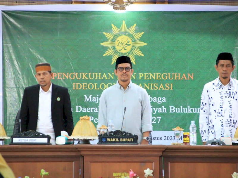 Wakil Bupati Bulukumba, Andi Edy Manaf menghadiri Pengukuhan dan Peneguhan Ideologi Organisasi Pimpinan Daerah Muhammadiyah (PDM) Bulukumba, di Ruang Pola Kantor Bupati, Sabtu (26/08/2023). @Jejakfakta/dok. Humas Pemkab Bulukumba