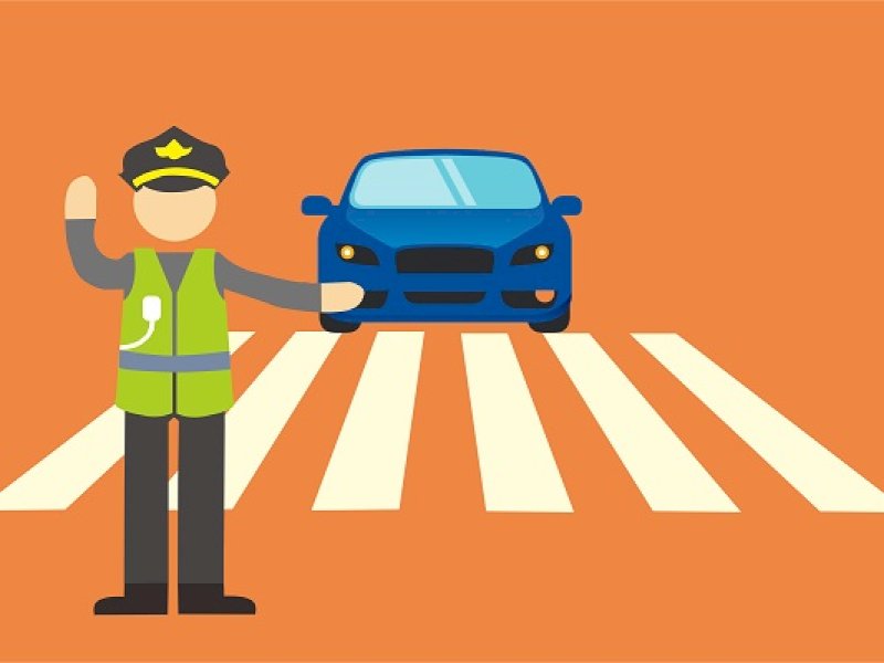 Ilustrasi polisi lalu lintas. (Dok. Ilham Medio Agusta/Halonusa.com)