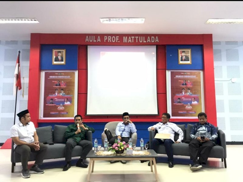 Lakpesdam PWNU Sulsel menggelar Seminar Kebudayaan dengan tema &ldquo;Rethinking Relasi Budaya dan Agama&rdquo; di Fakultas Ilmu Budaya (FIB) Universitas Hasanuddin, Selasa (29/08/2023). @Jejakfakta/Atri 