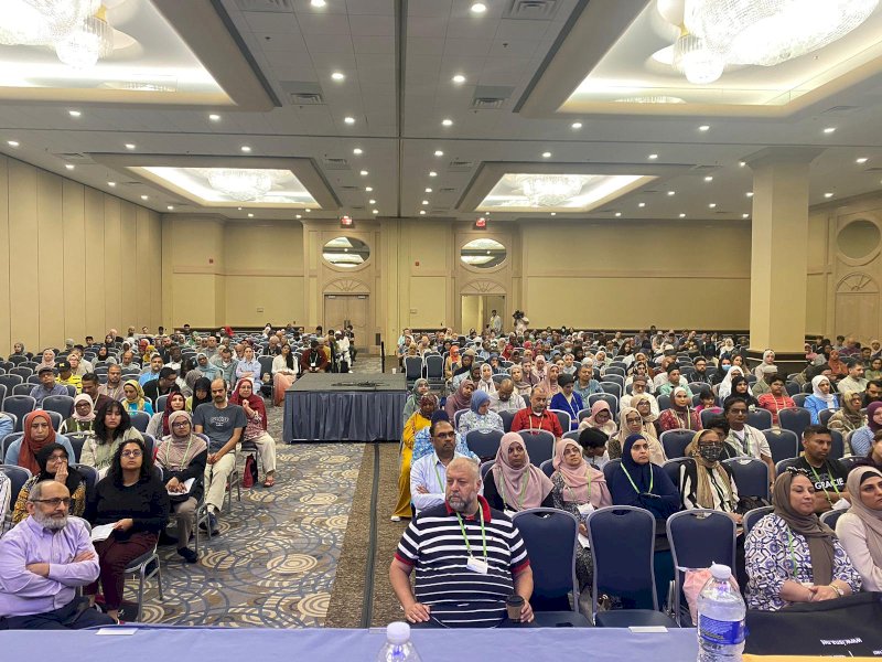 ISNA (Islamic Society of North America) &ldquo;Masyarakat Islam Amerika Utara&rdquo; dalam pertemuan tahunan (Annual Convention) di Chicago, Amerika Serikat, 2-4 September 2023.