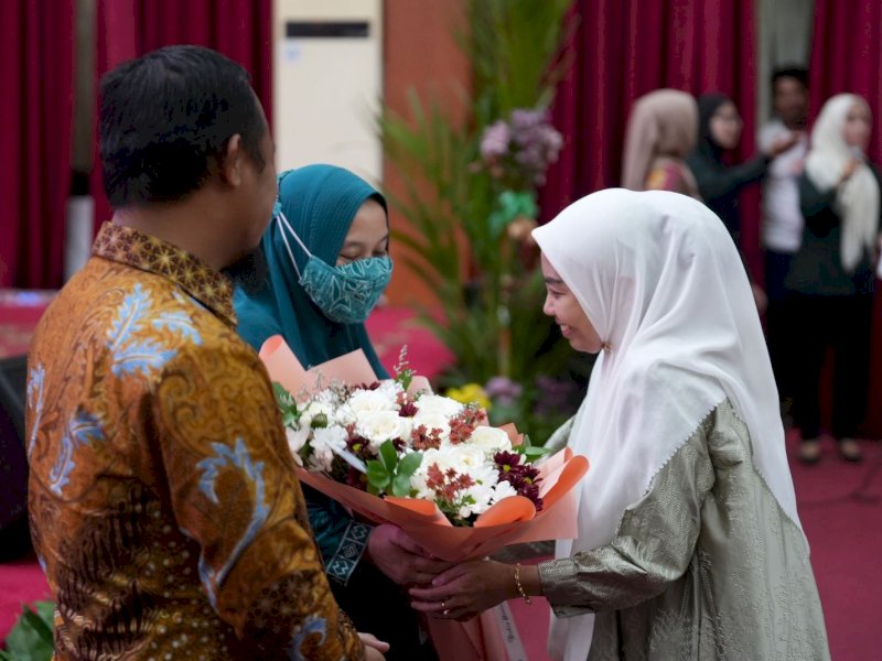 Mengakhiri masa pengabdiannya, Naoemi Octarina mengumpulkan seluruh pengurus TP PKK Sulsel, Dekranasda Sulsel, dan Pokja Bunda PAUD Sulsel dalam acara Ramah Tamah di Baruga Karaeng Pattingalloang Rujab Gubernur, Minggu malam (03/09/2023). @Jejakfakta/dok. Humas Pemprov Makassar