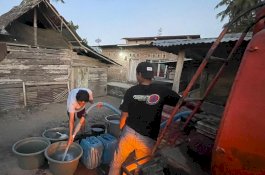 Musim Kemarau, BPBD Bulukumba Suplai Air Bersih Warga