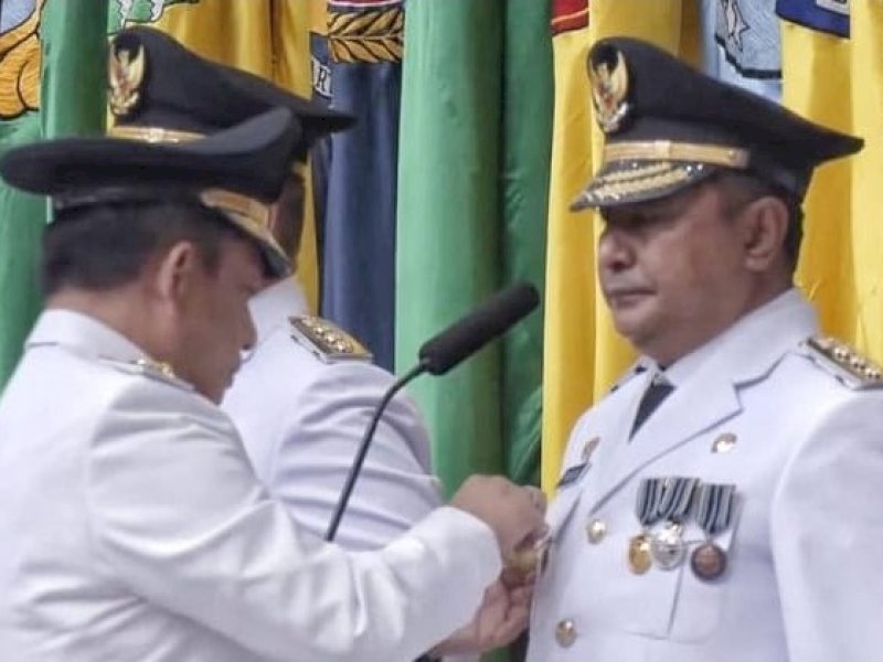 Bahtiar Baharuddin, dilantik Mendagri Tito Karnavian sebagai Pj Gubernur Sulsel. @jejakfakta/dok. Kemandagri