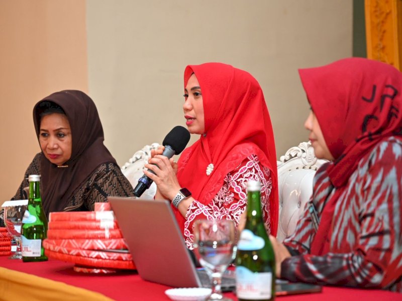 Penjabat (Pj) Ketua TP PKK Provinsi Sulawesi Selatan (Sulsel) Sofha Marwah Bahtiar. @Jejakfakta/dok Humas Pemprov Sulsel