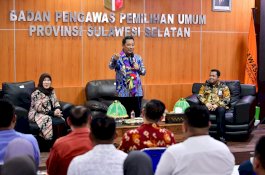 Bertemu Komisioner Bawaslu, Pj Gubernur Sulsel Bahtiar Ingin Pastikan Kesiapan Penyelenggaraan Pemilu dan Pilkada Serentak 2024