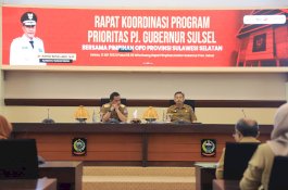 Kumpulkan Kepala OPD, Pj Gubernur Sulsel Samakan Persepsi Percepat Pelaksanaan Delapan Program Prioritas