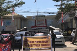 Warga Polombangkeng Aksi Tolak Perpanjangan HGU PTPN XIV Takalar