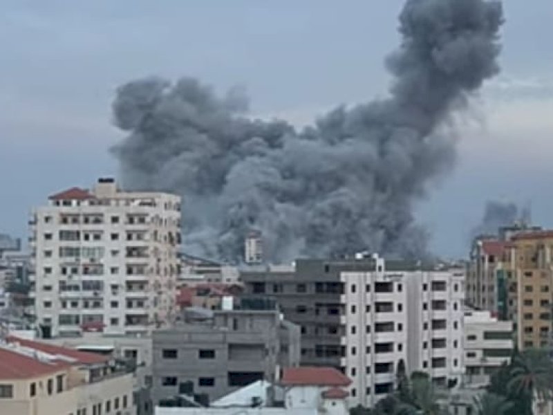 Serangan Israel ke Gaza, Sabtu (7/10/2023).