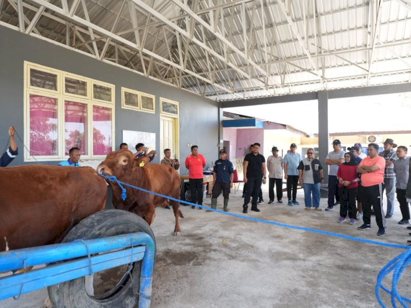 Penjabat (Pj) Gubernur Sulsel, Bahtiar Baharuddin, melakukan kunjungan kerja ke Pucak, Kecamatan Tompobulu, Kabupaten Maros, Minggu (15/10/2023) kemarin.&nbsp;@Jejakfakta/Dok. Humas Pemprov Sulsel