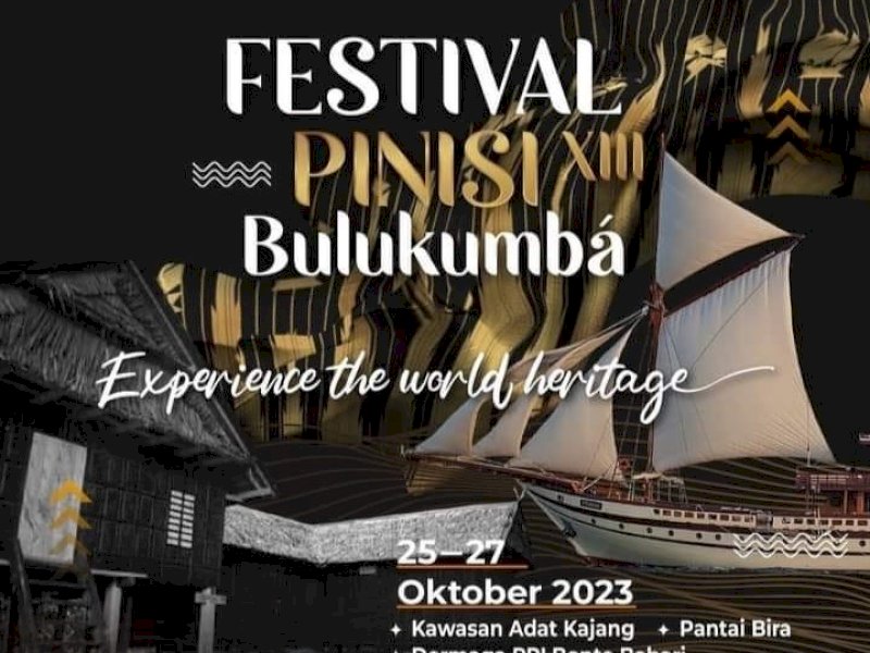 Festival Pinisi kembali akan digelar pada 25 sampai 27 Oktober 2023. @Jejakfakta/dok. Humas Pemkab Bulukumba