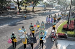 Semarak HUT 21 RSUD Daya, Fatmawati Rusdi Lepas Peserta Jalan Santai