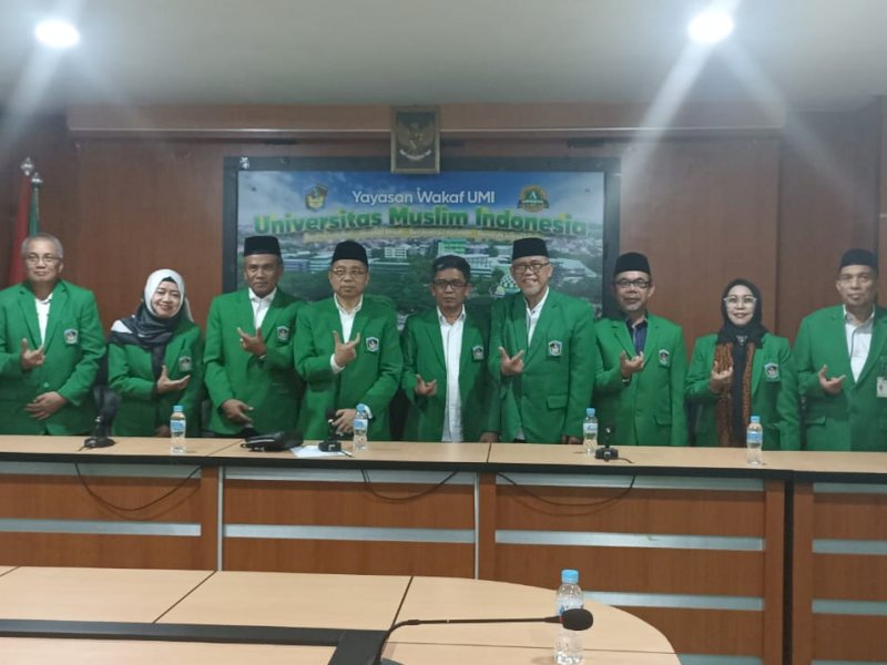 Prof Sufirman Rahman terpilih sebagai Rektor UMI pengganti antar waktu (PAW) dalam waktu dua tahun ke depan.&nbsp;@Jejakfakta/Samsir