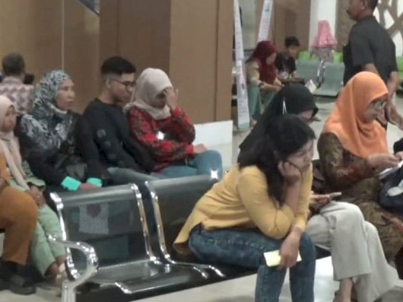 Pelayanan di RSUD Syekh Yusuf Gowa terbengkalai lantaran petugas kesehatan melakukan mogok kerja, karena tak mendapat gaji selama 7 bulan. @Jejakfakta/Samsir