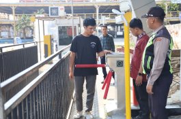 Bersolek dengan Transformasi Digital, Pelindo Regional 4 Makassar Pasang Turnstile Bagi Pejalan Kaki