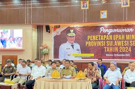 UMP Sulsel 2024 Ditetapkan Sebesar Rp3,4 Juta, Naik 1,45 Persen