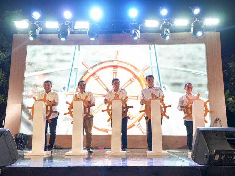 Launching Program Ekosistem Keuangan Inklusif (EKI) OJK Wilayah Sulawesi, Maluku, dan Papua (Sulampua), dilaksanakan di Villa Pajokka, Pantai Mandala Ria, Desa Lembanna, Kabupaten Bulukumba, Jumat (24/11/2023). @Jejakfakta/dok.  Humas Pemkab Bulukumba