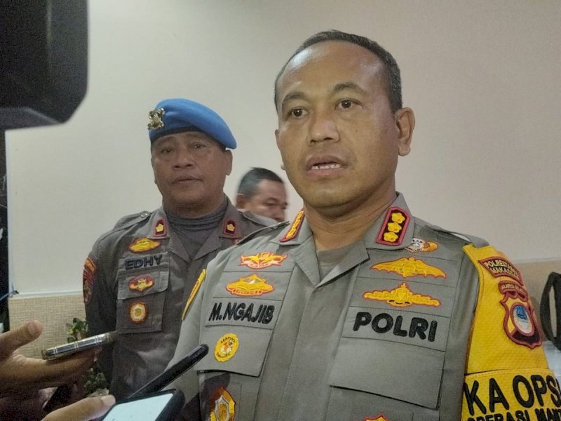 Kapolrestabes Makassar, Komisaris Besar Mokhamad Ngajib. @Jejakfakta/Samsir