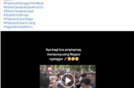 Bawaslu Makassar Klarifikasi Video Gibran Bagi-bagi Amplop Berisi Uang 
