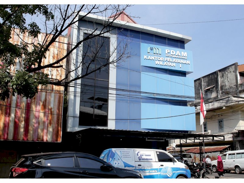 Kantor Wilayah Pelayanan I PDAM Makassar, Jalan Andalas.