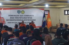 Basarnas Bina Komunitas Pengendara Adventure Sulsel Teknik Pertolongan Pertama