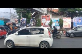 Melanggar! APK Caleg di Gowa Tidak Taat Aturan