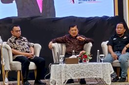 Silaturahmi Bersama Presidium Gerakan Rakyat, JK Tegaskan Dukung AMIN di Pilpres 2024
