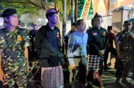 Banser NU Sulsel Ikut Pengamanan Gereja bersama TNI/Polri, Abbas: Jaga Persaudaraan dalam Kemanusiaan