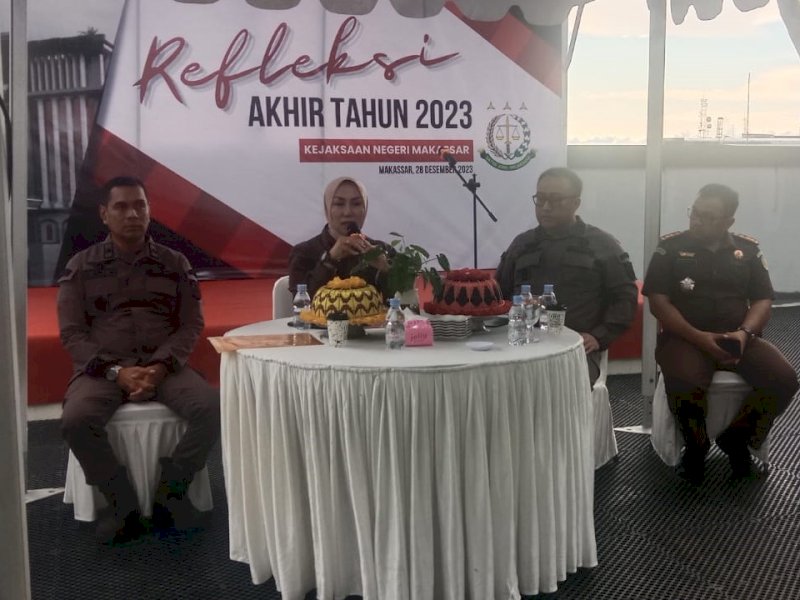 Kejaksaan Negeri (Kejari) Makassar mencatat kasus dugaan korupsi Smart Toilet dan South Sulawesi Creative Hub belum selesai di tahun 2023. @Jejakfakta/Samsir