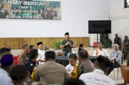 Sinergitas Pemkot Makassar dengan TNI, Ajak Masyarakat Dukung Pemilu Damai