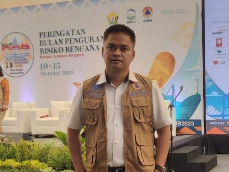Kepala Pelaksana BPBD Maros, Fadli. @Jejakfakta/dok. Pribadi